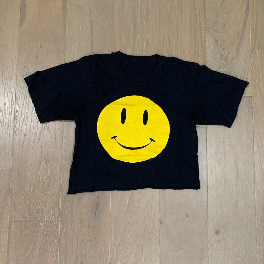 Soft Copped Smiley Tee
